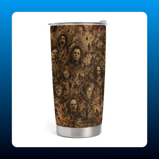 Halloween Horror Collage 40oz Tumbler