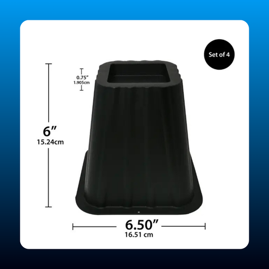 Heavy-Duty Bed Risers (4 Pack)