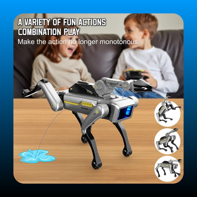 Robot Dog Toy with Clip