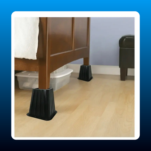 Heavy-Duty Bed Risers (4 Pack)