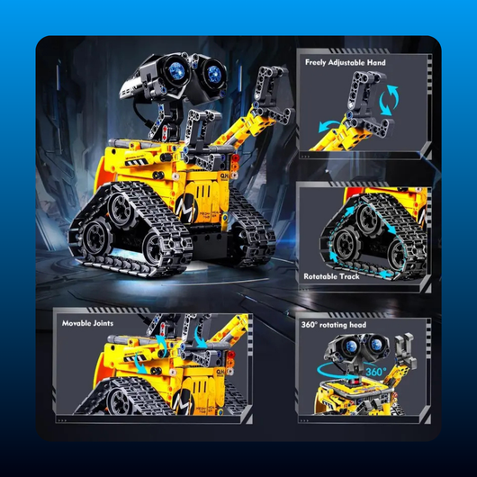 520-Piece STEM Robot Building Kit