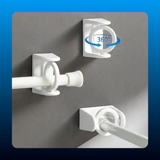 Adhesive Rod Holder Brackets (8 Pack)