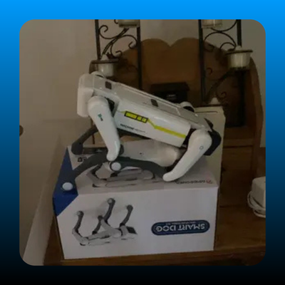 Robot Dog Toy with Clip