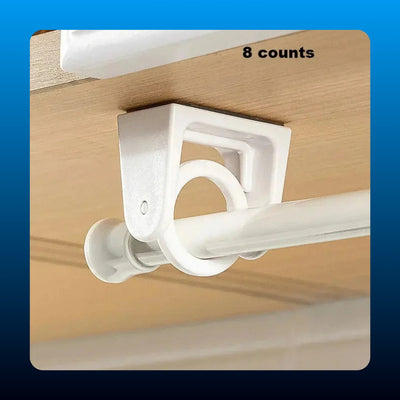 Adhesive Rod Holder Brackets (8 Pack)