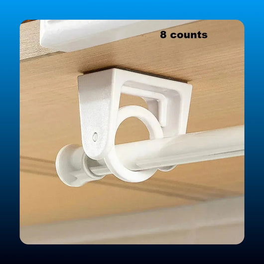 Adhesive Rod Holder Brackets (8 Pack)