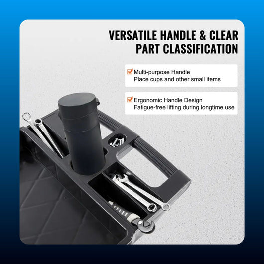 Heavy Duty Rolling Utility Cart with Handle