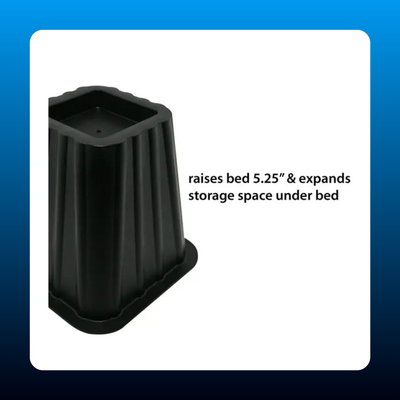 Heavy-Duty Bed Risers (4 Pack)