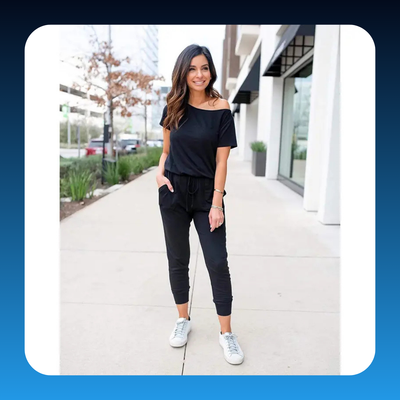Women’s Plus Size Off-Shoulder Jumpsuit