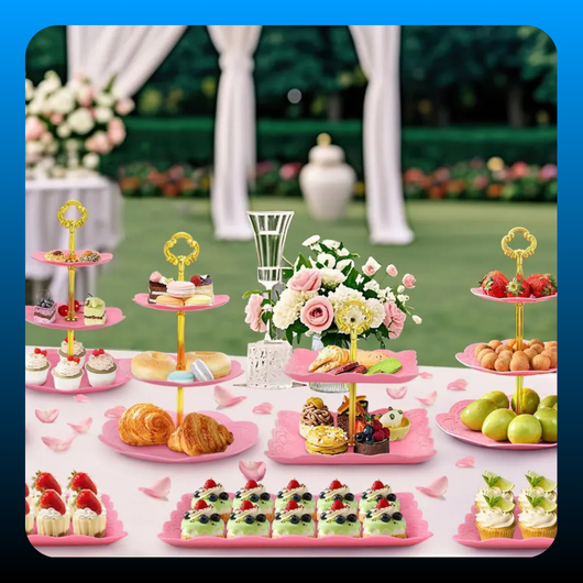 Plastic Cupcake Stand Set