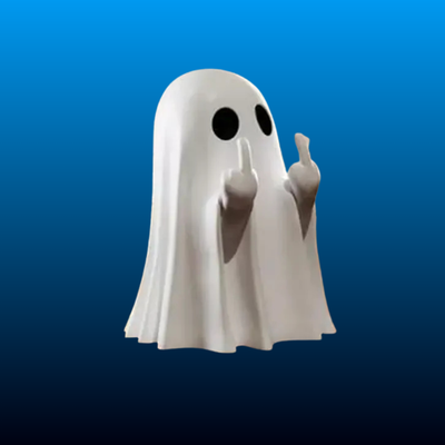 Cheeky Ghost Resin Figurine