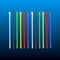 Reusable Colored Cable Ties (100 Pack)