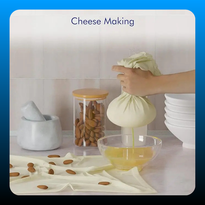 Pure Cotton Cheese Cloth Strainer (8 Pack)