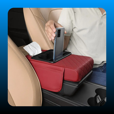 Leather Car Armrest Box Mat