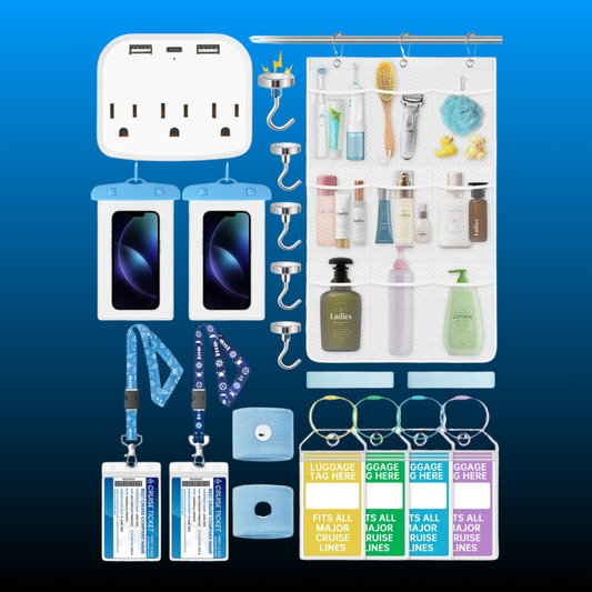 19-Piece Cruise Trip Essentials Kit