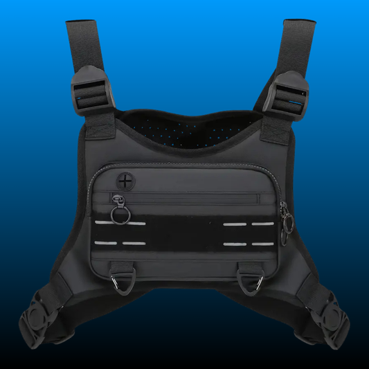 Black Tactical Chest Vest