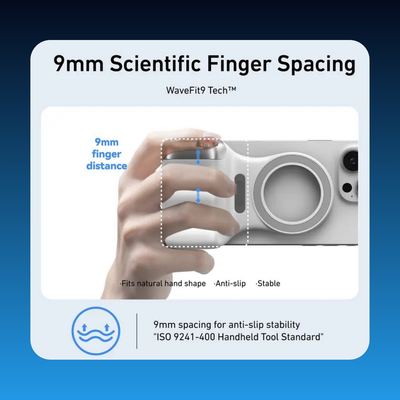 Magnetic Phone Camera Grip with Wireless Shutter