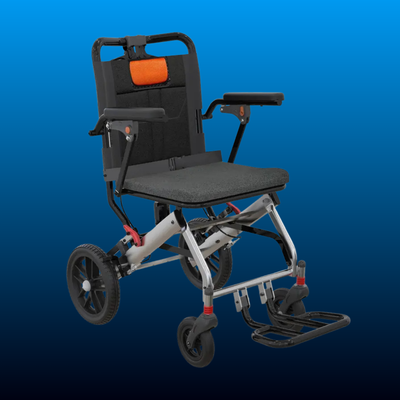 Lightweight Folding Transport Wheelchair