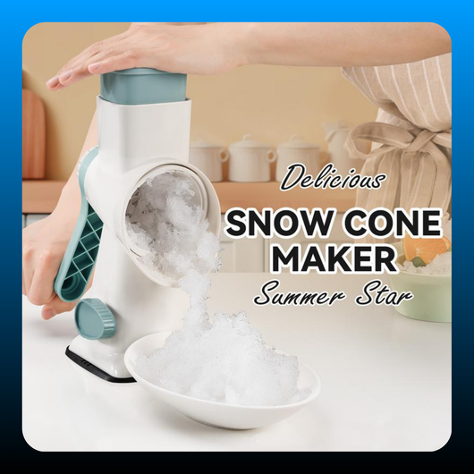 Hand Crank Plastic Ice Shaver