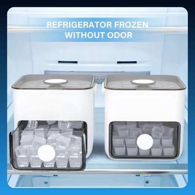 Portable Ice Cube Maker with Storage Drawer
