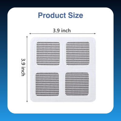 Disposable Shower Drain Cover Hair Catcher (12 Pack)