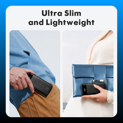 20,000mAh Ultra-Slim Power Bank & Portable Charger