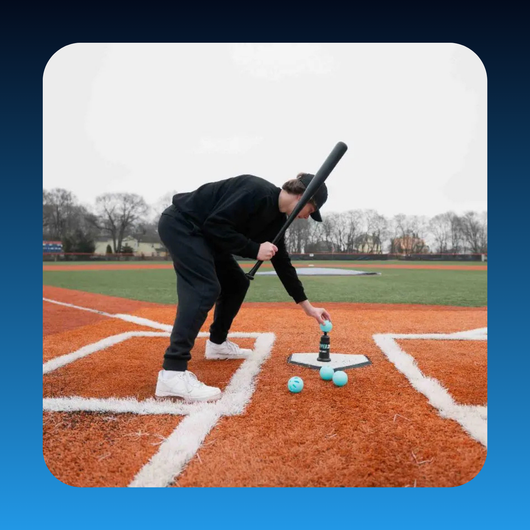 Portable Baseball Hitting Training Aid (1 Ball Included)
