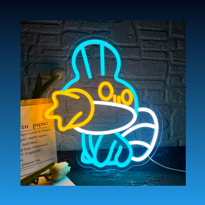 Cartoon Style LED Neon Wall Light