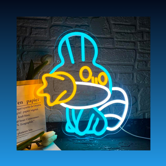 Cartoon Style LED Neon Wall Light