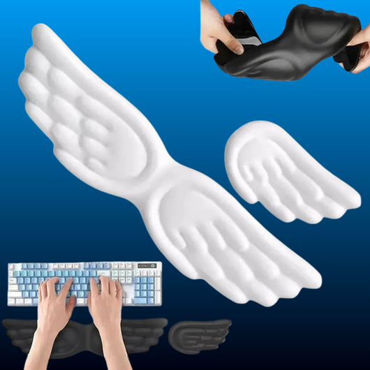 Angel Wings Shaped Keyboard Mouse Wrist Rest