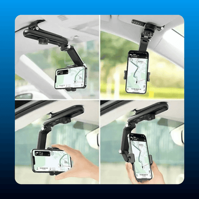 Sun Visor Phone Holder, 360 Rotating