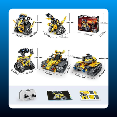 520-Piece STEM Robot Building Kit