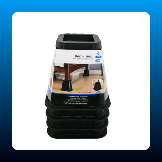 Heavy-Duty Bed Risers (4 Pack)