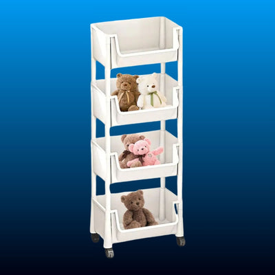 Five Tier Rolling Storage Trolley