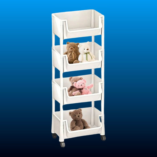 Five Tier Rolling Storage Trolley