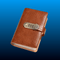 A6 PU Leather Savings Binder with Combination Lock
