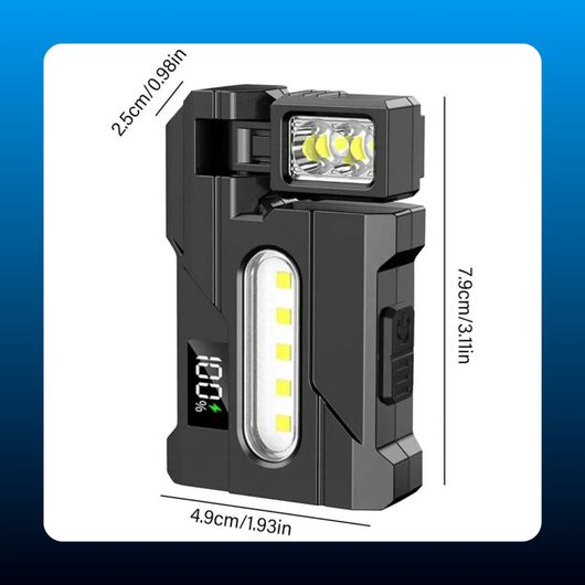 High Lumen Rechargeable Work Flashlight