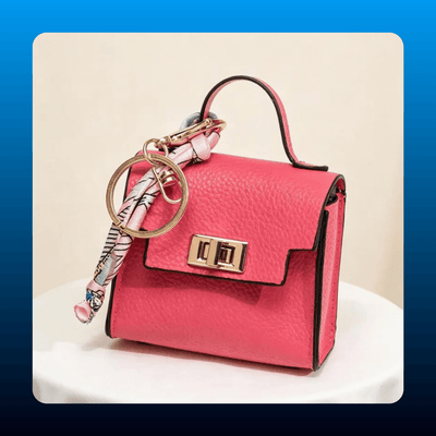 Mini Square Bag Pendant Keychain