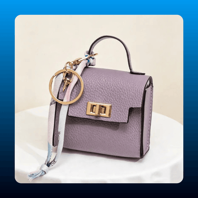 Mini Square Bag Pendant Keychain