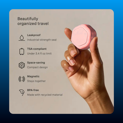 Magnetic Skincare Capsule Travel Set