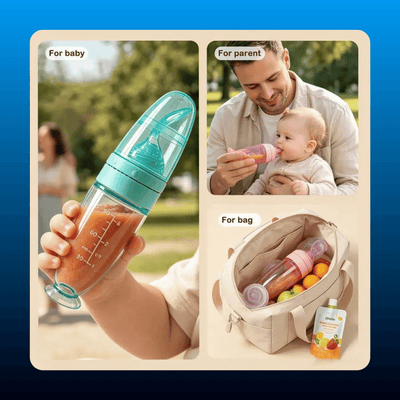 Silicone Baby Food Dispensing Spoon