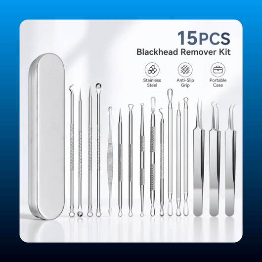 15-Piece Blackhead and Acne Removal Kit