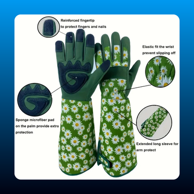 Textured Full-Finger Cleaning Gloves