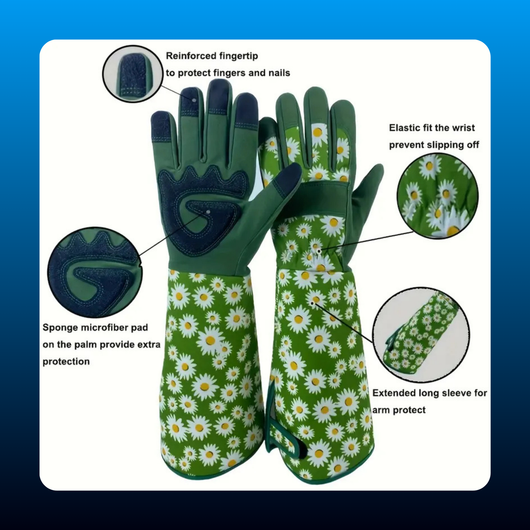 Textured Full-Finger Cleaning Gloves
