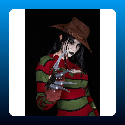 Striped Knit Horror Costume Dress