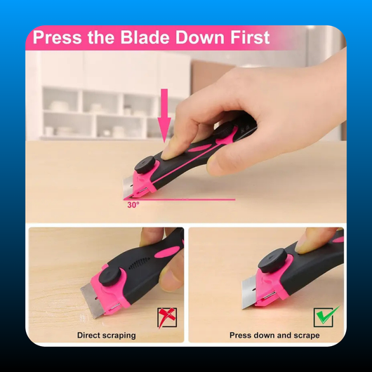 Cleaning Razor Scraper for Glass