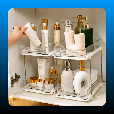 Two-Tier Multifunctional Under-Cabinet