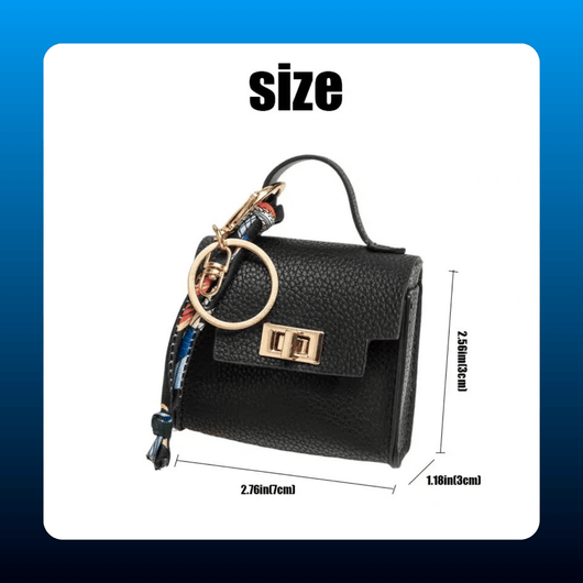 Mini Square Bag Pendant Keychain
