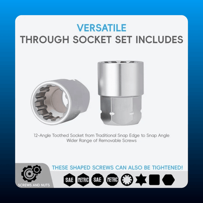 17-Piece Pass Through Socket Set