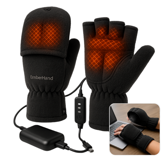 EmberHand USB Heated Mitts (Convertible)