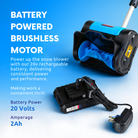 SnowJet – Cordless Portable Snow Blower